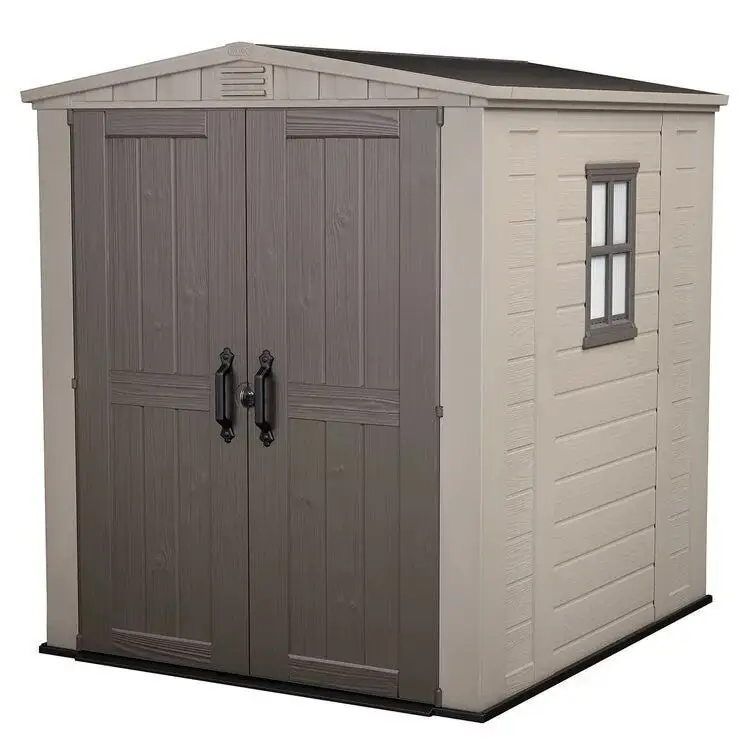 Factor_6_x_6_FT_Strong_Storage_Shed_Made_Of_Extremely_Durable_Resin_And_Reinforced_with_Steel_1-1-1.webp Factor 6 x 6 FT Strong Storage Shed Made Of Extremely Durable Resin And Reinforced with Steel - Image 1