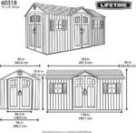 Lifetime 15 Ft. X 8 Ft. Outdoor Storage Shed - Image 9